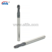 HRC 55 Solid Carbide Ball Nose CNC Cutting Tools for Aluminum